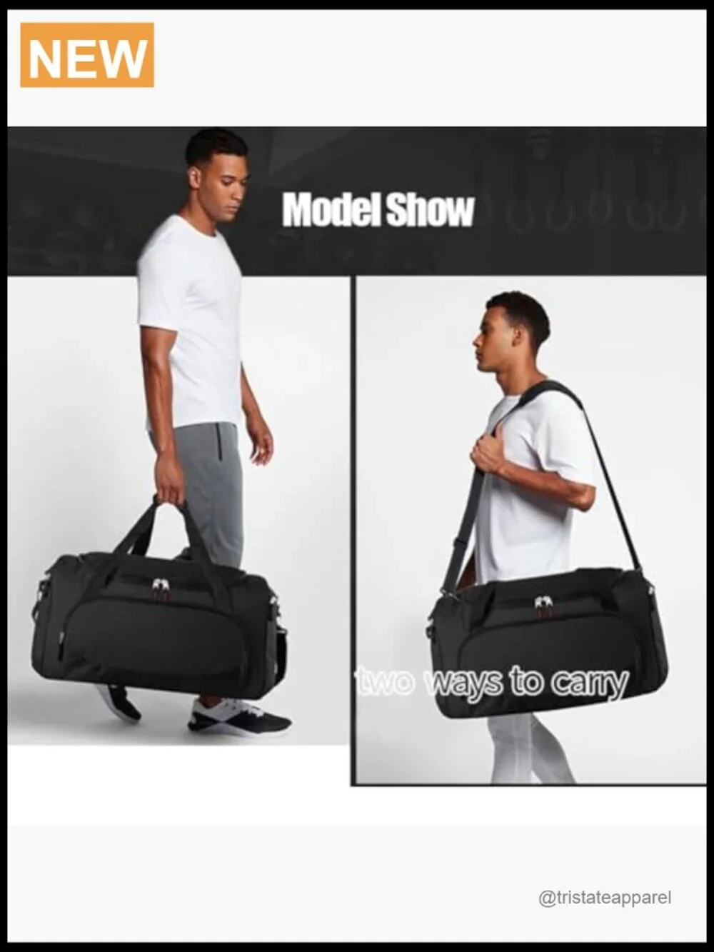 50L Large Durable Duffle Bag for Travel Workout Fitness Sport